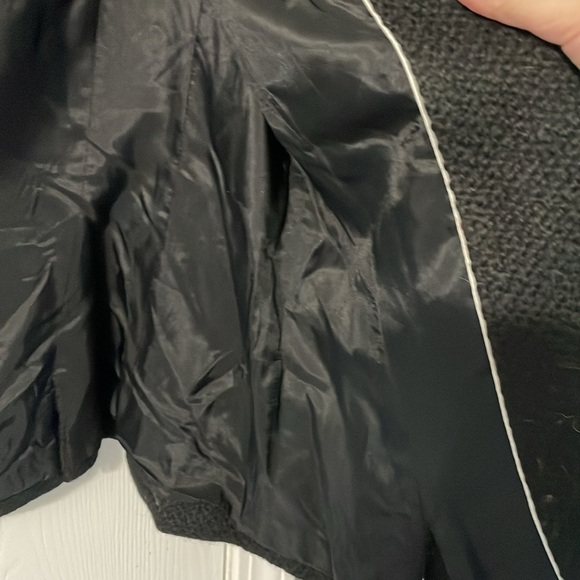 Ann Taylor 100% Wool Like New Black Blazer Jacket 3/4 Bishop Sleeves Size 12 - Picture 9 of 10